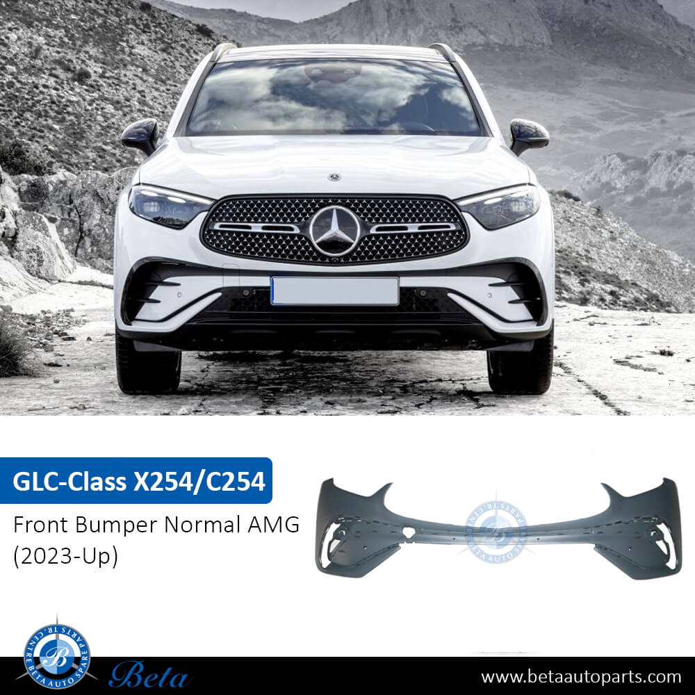 Front Bumper Normal Amg with Park Assist for Mercedes GLC-Class 2023 -Up models, Part Number 2548851501 car Front Bumper Normal Amg with Park Assist for Mercedes GLC-Class 2023 -Up models, Part Number 2548851501 car